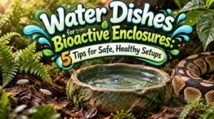 water dishes for bioactive enclosures