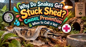what causes snake stuck shed what causes snake stuck shed