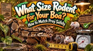 what size feeder rodent for my boa constrictor