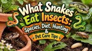 what snakes eat insects what snakes eat insects